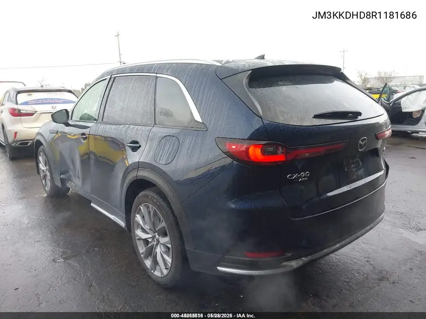 2024 Mazda Cx-90 3.3 Turbo Premium VIN: JM3KKDHD8R1181686 Lot: 45255516