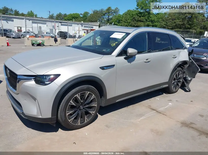 2024 Mazda Cx-90 Phev Premium VIN: JM3KKDHA8R1143168 Lot: 45289688