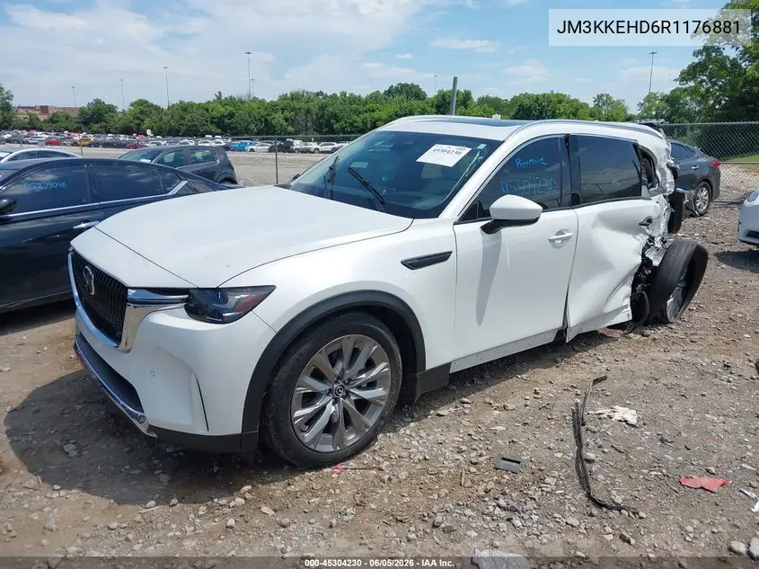 2024 Mazda Cx-90 3.3 Turbo Premium Plus VIN: JM3KKEHD6R1176881 Lot: 45304230