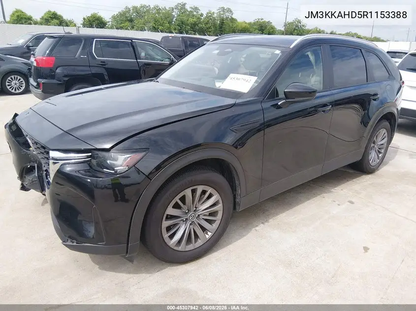 2024 Mazda Cx-90 3.3 Turbo Select VIN: JM3KKAHD5R1153388 Lot: 45307942