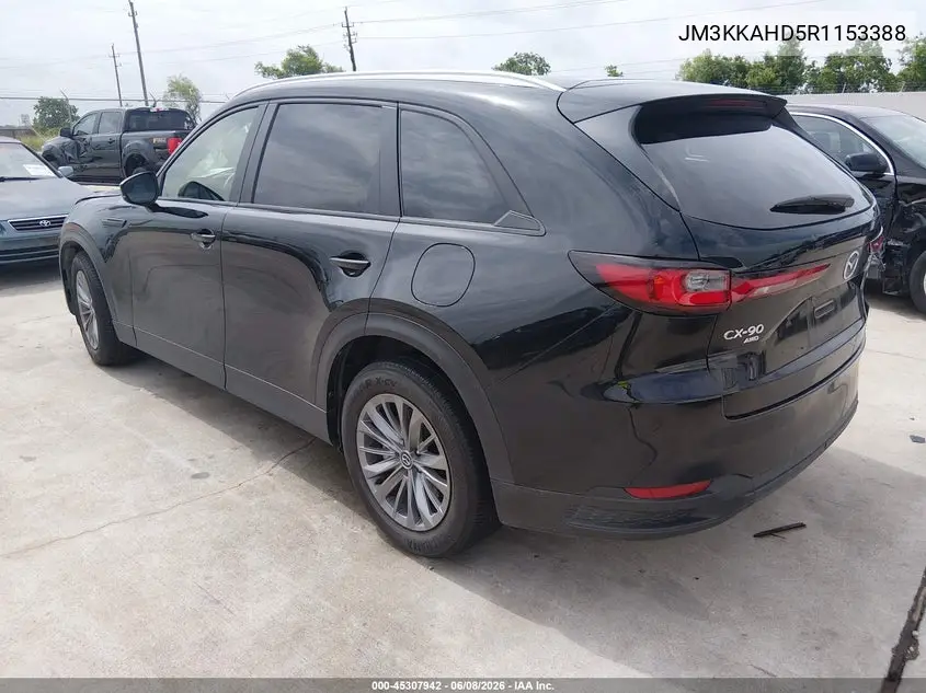 2024 Mazda Cx-90 3.3 Turbo Select VIN: JM3KKAHD5R1153388 Lot: 45307942