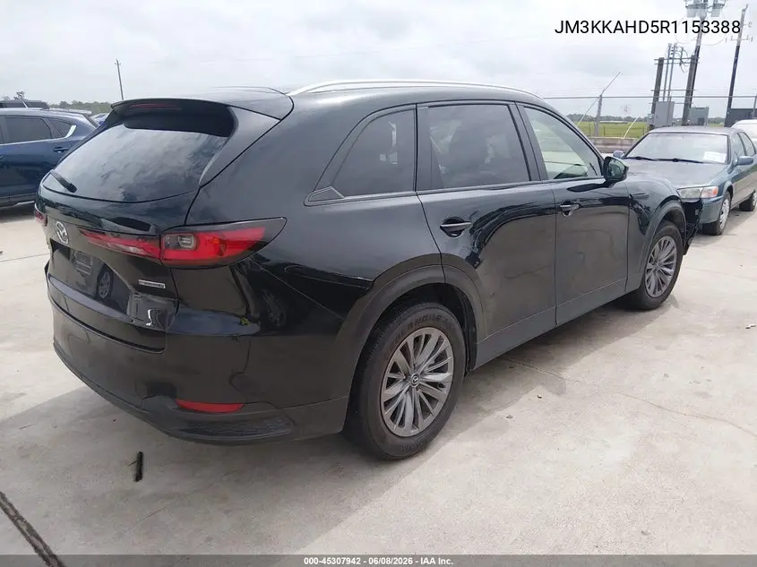 2024 Mazda Cx-90 3.3 Turbo Select VIN: JM3KKAHD5R1153388 Lot: 45307942