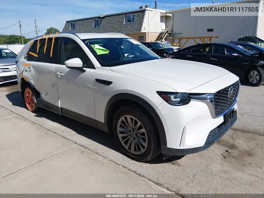 2024 Mazda Cx-90 3.3 Turbo Select VIN: JM3KKAHD1R1117505 Lot: 45357075