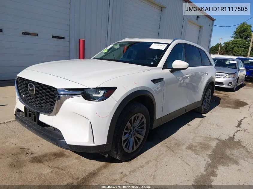 2024 Mazda Cx-90 3.3 Turbo Select VIN: JM3KKAHD1R1117505 Lot: 45357075