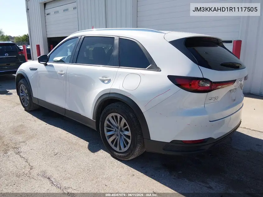 2024 Mazda Cx-90 3.3 Turbo Select VIN: JM3KKAHD1R1117505 Lot: 45357075