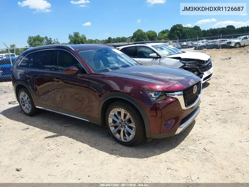 2024 Mazda Cx-90 3.3 Turbo Premium VIN: JM3KKDHDXR1126687 Lot: 45377442
