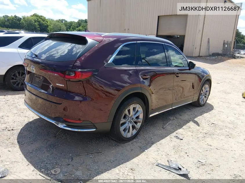 2024 Mazda Cx-90 3.3 Turbo Premium VIN: JM3KKDHDXR1126687 Lot: 45377442