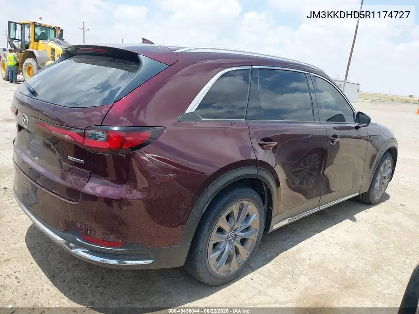 2024 Mazda Cx-90 3.3 Turbo Premium VIN: JM3KKDHD5R1174727 Lot: 45438044
