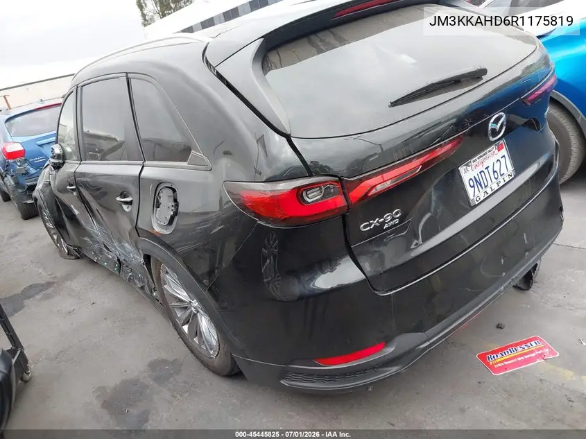 2024 Mazda Cx-90 3.3 Turbo Select VIN: JM3KKAHD6R1175819 Lot: 45445825