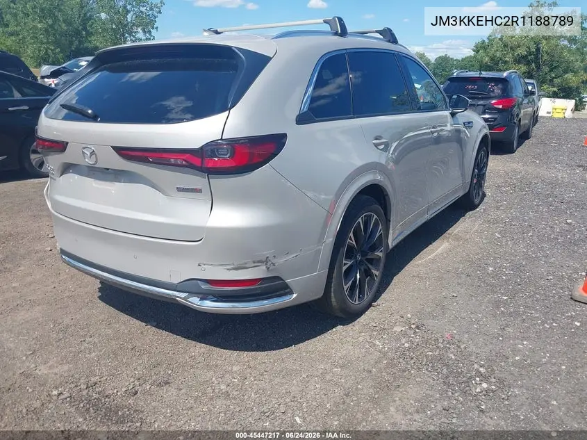 2024 Mazda Cx-90 3.3 Turbo S Premium Plus VIN: JM3KKEHC2R1188789 Lot: 45447217