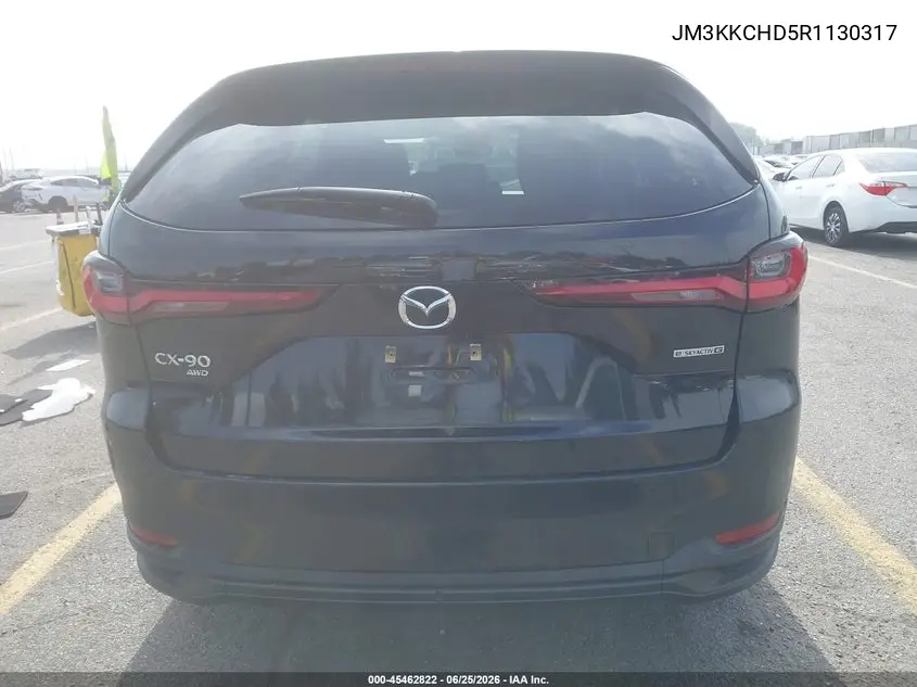 2024 Mazda Cx-90 3.3 Turbo Preferred Plus VIN: JM3KKCHD5R1130317 Lot: 45462822