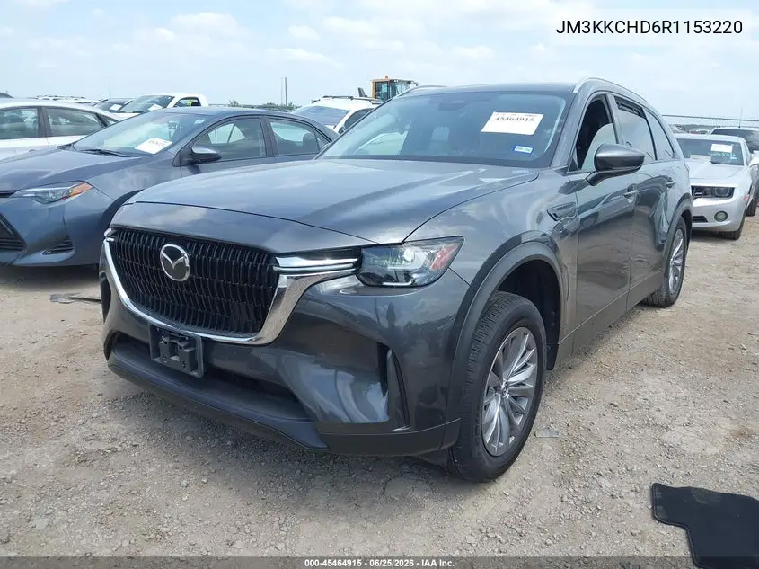 2024 Mazda Cx-90 3.3 Turbo Preferred Plus VIN: JM3KKCHD6R1153220 Lot: 45464915