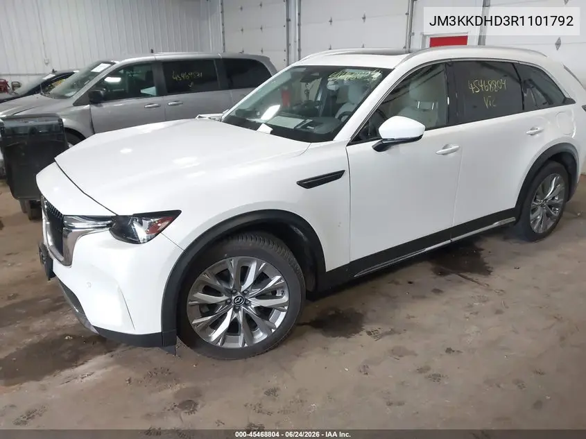 2024 Mazda Cx-90 3.3 Turbo Premium VIN: JM3KKDHD3R1101792 Lot: 45468804