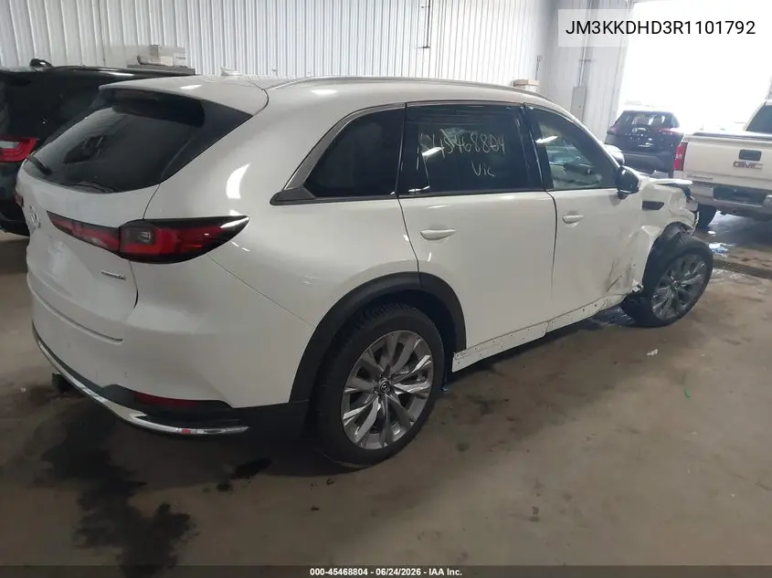 2024 Mazda Cx-90 3.3 Turbo Premium VIN: JM3KKDHD3R1101792 Lot: 45468804