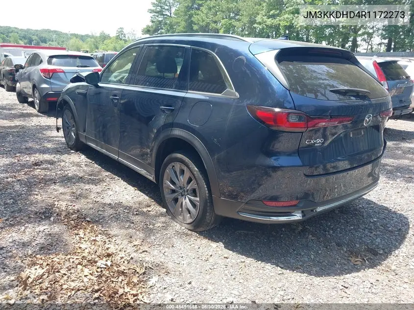 2024 Mazda Cx-90 3.3 Turbo Premium VIN: JM3KKDHD4R1172273 Lot: 45491656