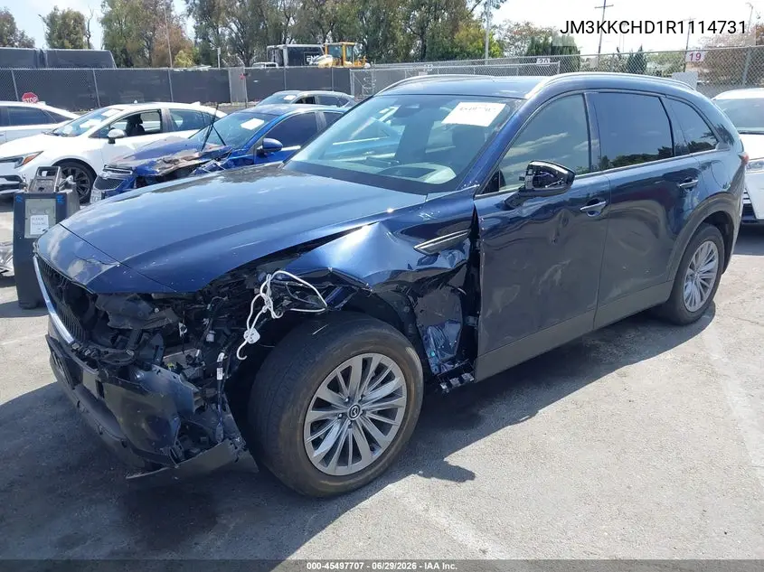 2024 Mazda Cx-90 3.3 Turbo Preferred Plus VIN: JM3KKCHD1R1114731 Lot: 45497707