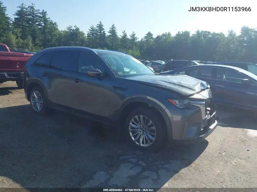 2024 Mazda Cx-90 3.3 Turbo Preferred VIN: JM3KKBHD0R1153966 Lot: 45504462
