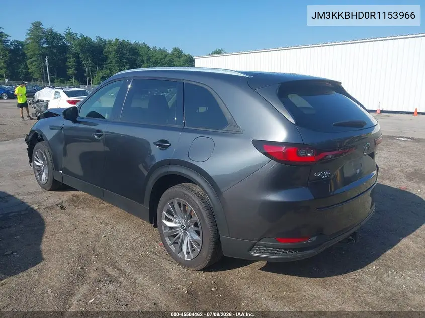 2024 Mazda Cx-90 3.3 Turbo Preferred VIN: JM3KKBHD0R1153966 Lot: 45504462