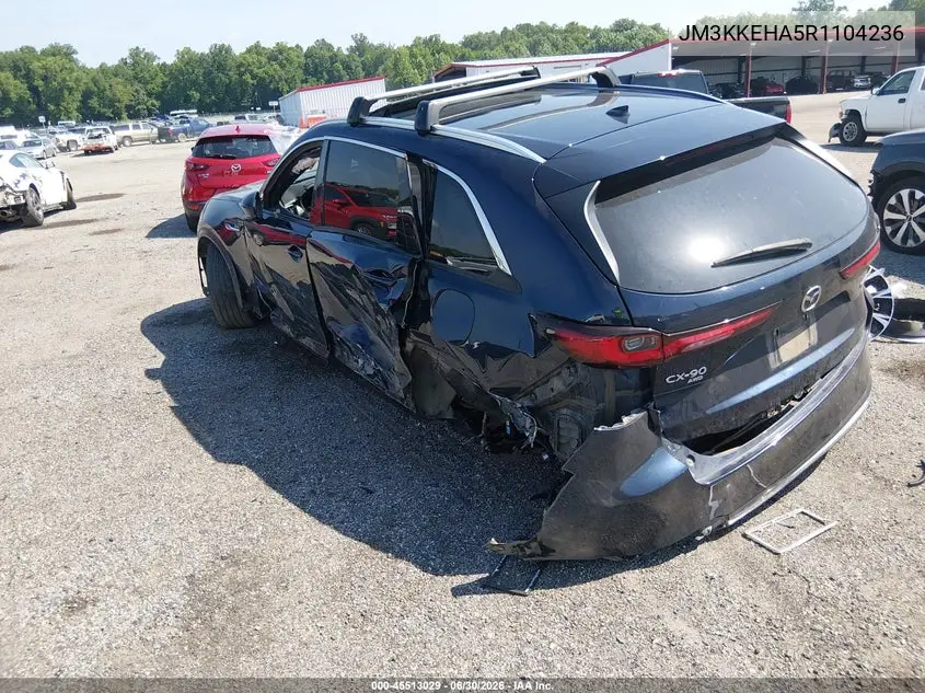 2024 Mazda Cx-90 Phev Premium Plus VIN: JM3KKEHA5R1104236 Lot: 45513029