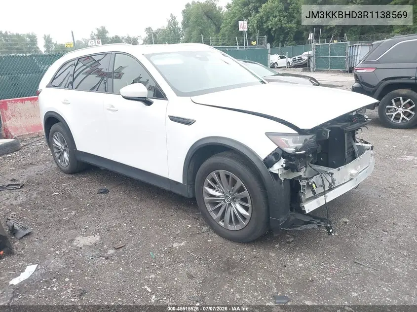 2024 Mazda Cx-90 3.3 Turbo Preferred VIN: JM3KKBHD3R1138569 Lot: 45515526