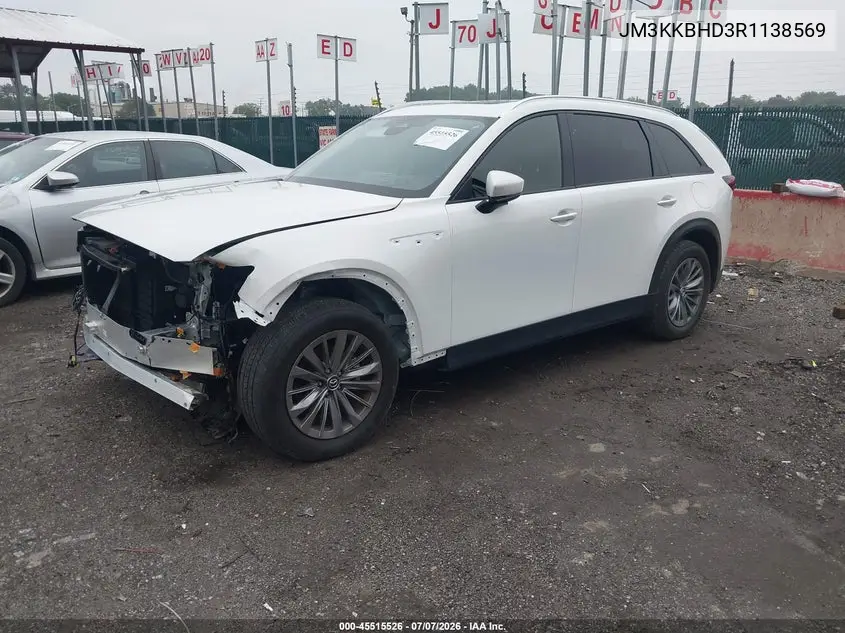 2024 Mazda Cx-90 3.3 Turbo Preferred VIN: JM3KKBHD3R1138569 Lot: 45515526