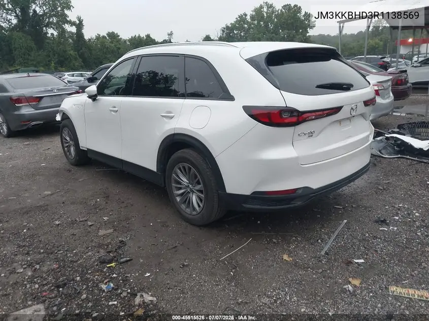 2024 Mazda Cx-90 3.3 Turbo Preferred VIN: JM3KKBHD3R1138569 Lot: 45515526