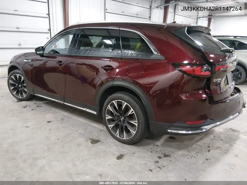 2024 Mazda Cx-90 Phev Premium VIN: JM3KKDHA2R1147264 Lot: 45517935