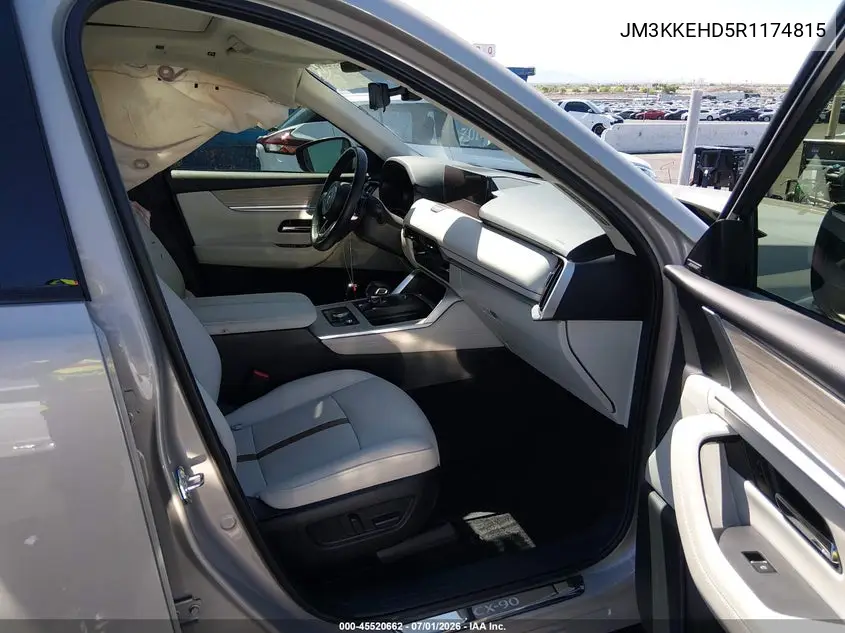 2024 Mazda Cx-90 3.3 Turbo Premium Plus VIN: JM3KKEHD5R1174815 Lot: 45520662
