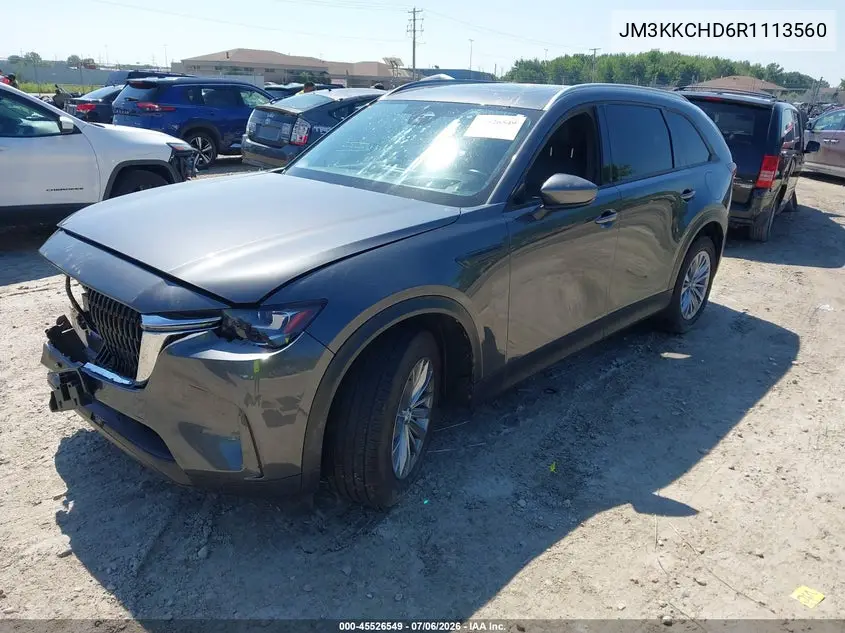 2024 Mazda Cx-90 3.3 Turbo Preferred Plus VIN: JM3KKCHD6R1113560 Lot: 45526549