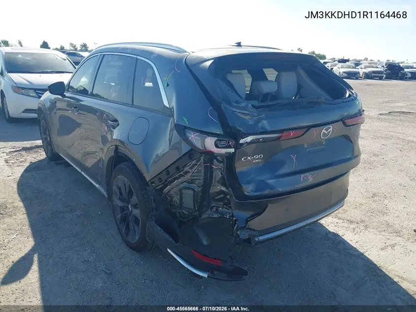 2024 Mazda Cx-90 3.3 Turbo Premium VIN: JM3KKDHD1R1164468 Lot: 45565666