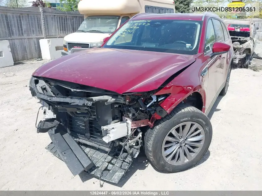 2025 Mazda Cx-90 Premium Sport VIN: JM3KKCHD8S1206361 Lot: 12624447