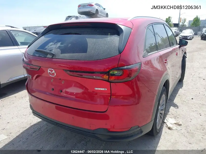 2025 Mazda Cx-90 Premium Sport VIN: JM3KKCHD8S1206361 Lot: 12624447