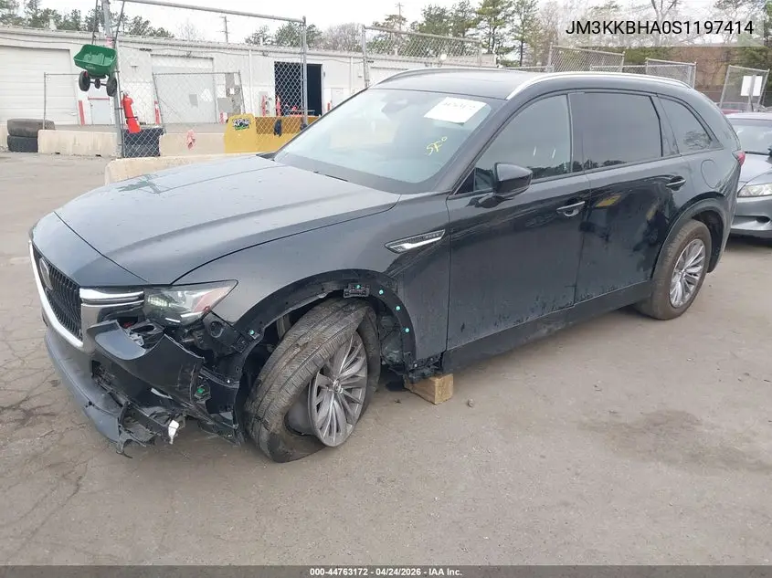 2025 Mazda Cx-90 Phev Preferred Package VIN: JM3KKBHA0S1197414 Lot: 44763172