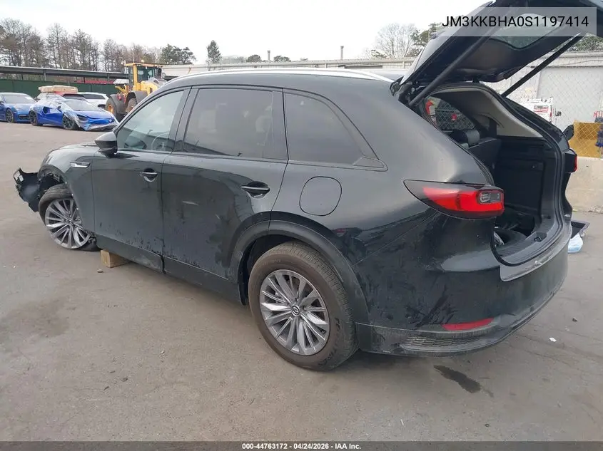 2025 Mazda Cx-90 Phev Preferred Package VIN: JM3KKBHA0S1197414 Lot: 44763172