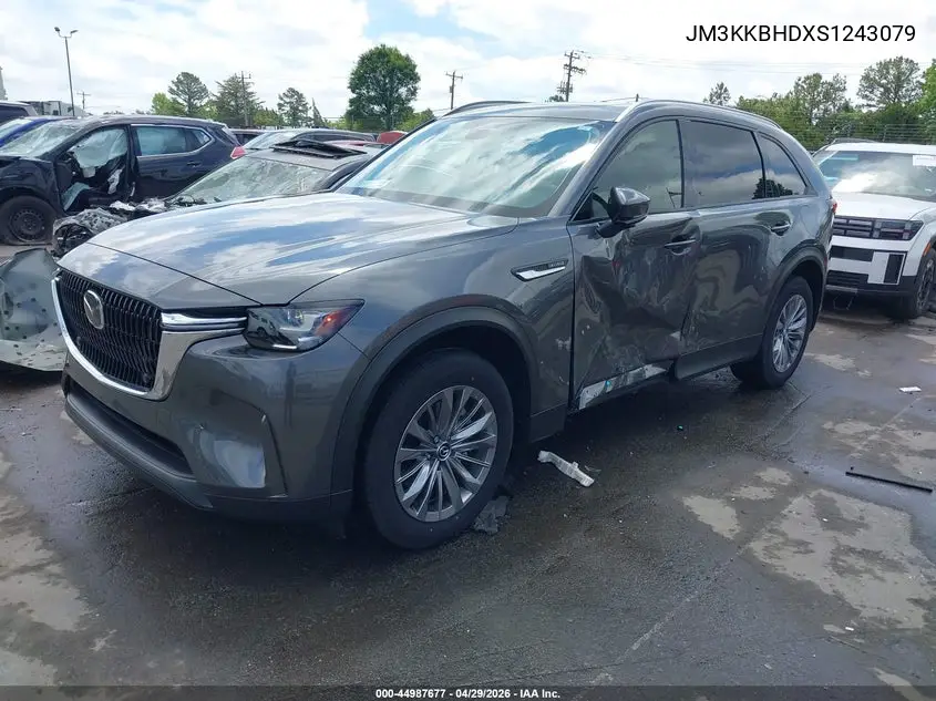 2025 Mazda Cx-90 3.3 Turbo Preferred Package VIN: JM3KKBHDXS1243079 Lot: 44987677