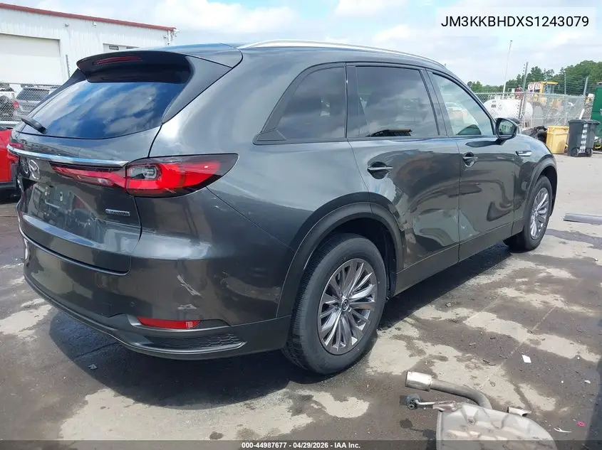 2025 Mazda Cx-90 3.3 Turbo Preferred Package VIN: JM3KKBHDXS1243079 Lot: 44987677