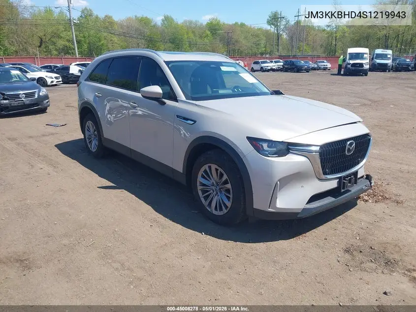 2025 Mazda Cx-90 3.3 Turbo Preferred Package VIN: JM3KKBHD4S1219943 Lot: 45008278