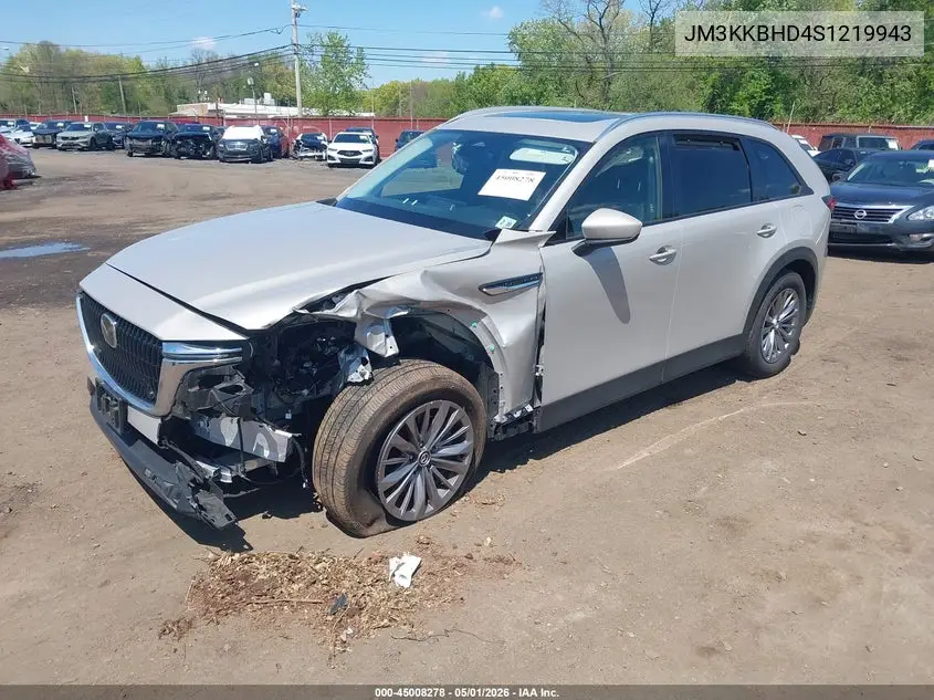 2025 Mazda Cx-90 3.3 Turbo Preferred Package VIN: JM3KKBHD4S1219943 Lot: 45008278