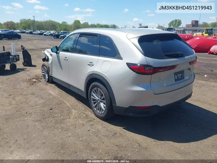 2025 Mazda Cx-90 3.3 Turbo Preferred Package VIN: JM3KKBHD4S1219943 Lot: 45008278