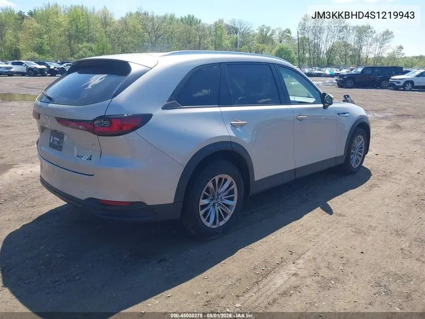2025 Mazda Cx-90 3.3 Turbo Preferred Package VIN: JM3KKBHD4S1219943 Lot: 45008278