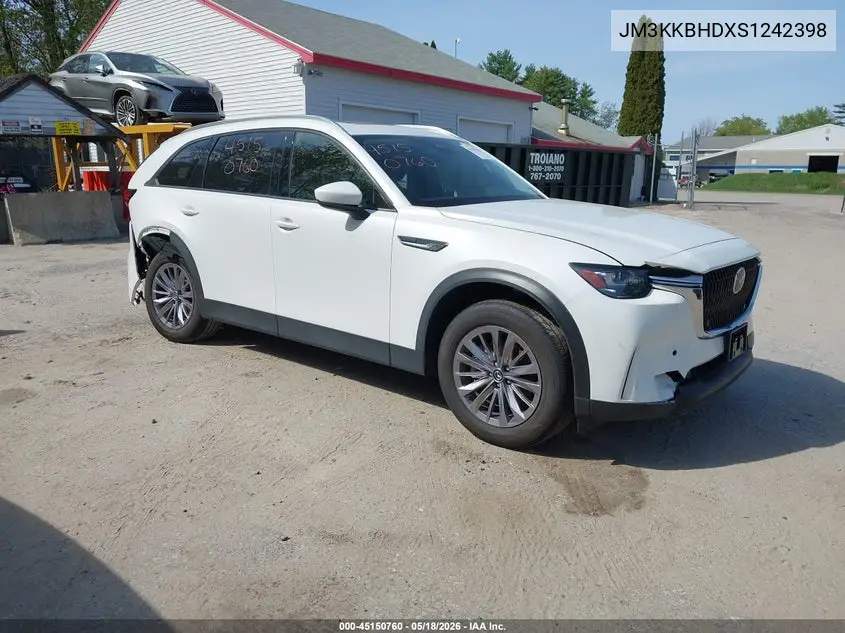 2025 Mazda Cx-90 3.3 Turbo Preferred Package VIN: JM3KKBHDXS1242398 Lot: 45150760