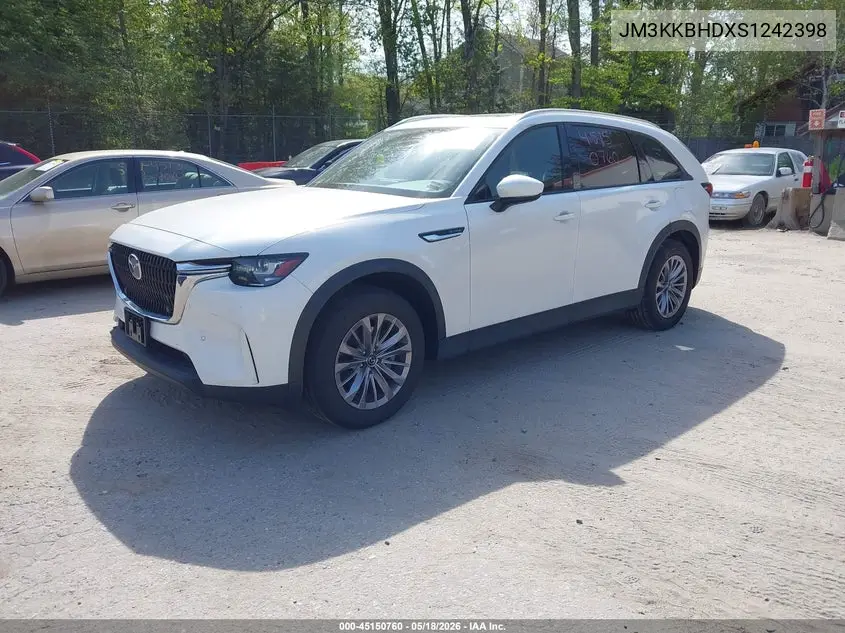 2025 Mazda Cx-90 3.3 Turbo Preferred Package VIN: JM3KKBHDXS1242398 Lot: 45150760