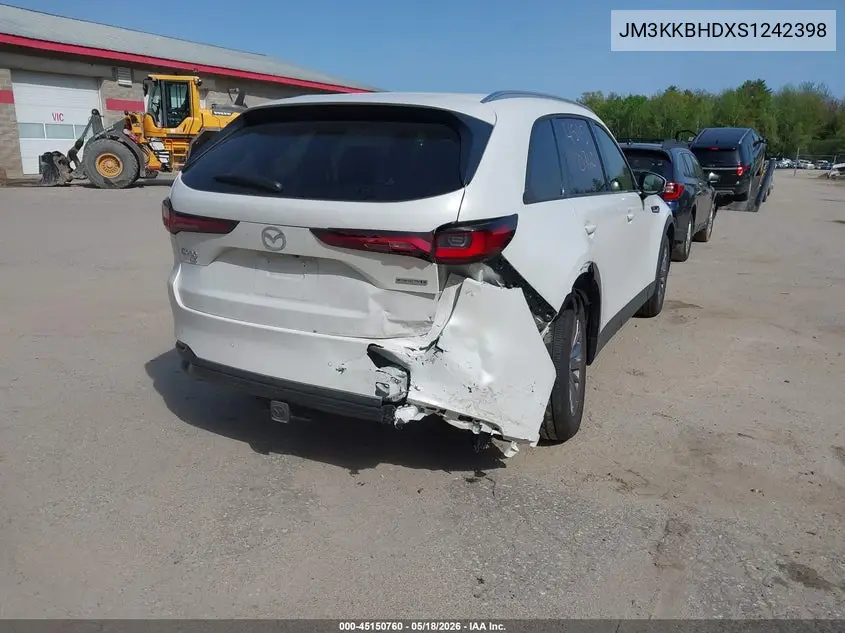 2025 Mazda Cx-90 3.3 Turbo Preferred Package VIN: JM3KKBHDXS1242398 Lot: 45150760