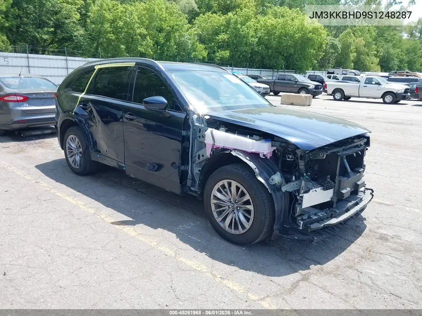 2025 Mazda Cx-90 3.3 Turbo Preferred Package VIN: JM3KKBHD9S1248287 Lot: 45261968