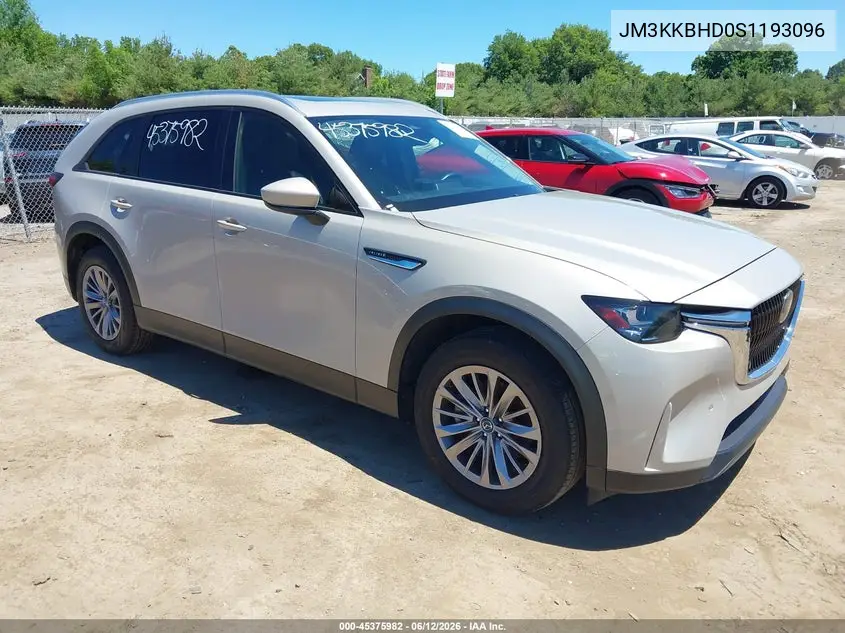 2025 Mazda Cx-90 3.3 Turbo Preferred Package VIN: JM3KKBHD0S1193096 Lot: 45375982