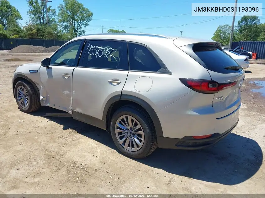 2025 Mazda Cx-90 3.3 Turbo Preferred Package VIN: JM3KKBHD0S1193096 Lot: 45375982