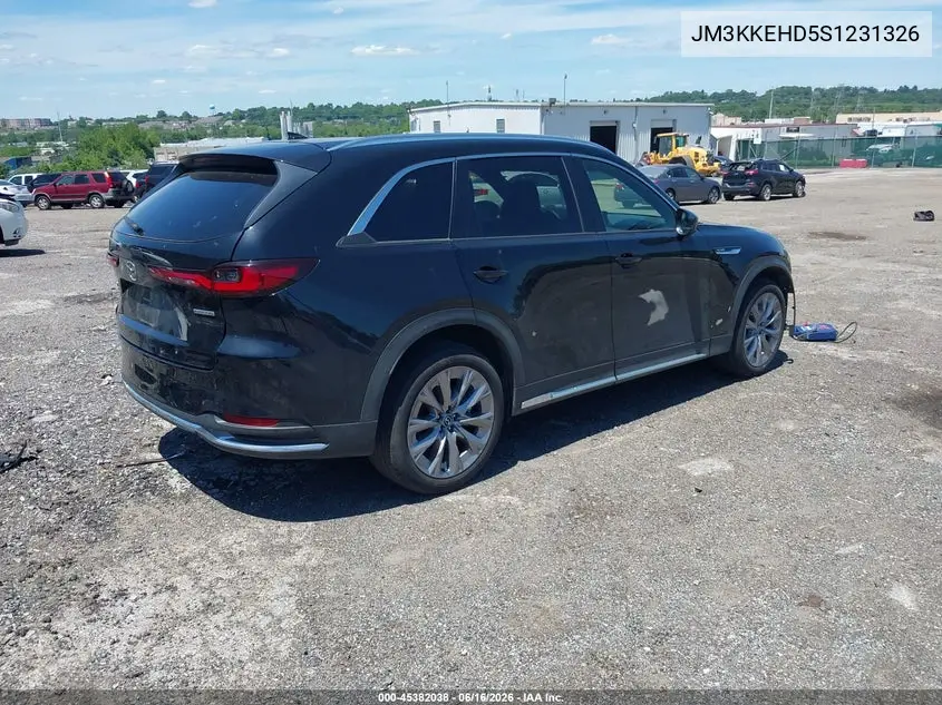 2025 Mazda Cx-90 3.3 Turbo Premium Plus Package VIN: JM3KKEHD5S1231326 Lot: 45382038