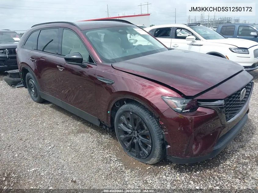 2025 Mazda Cx-90 3.3 Turbo Premium Sport VIN: JM3KKCHD5S1250172 Lot: 45434443