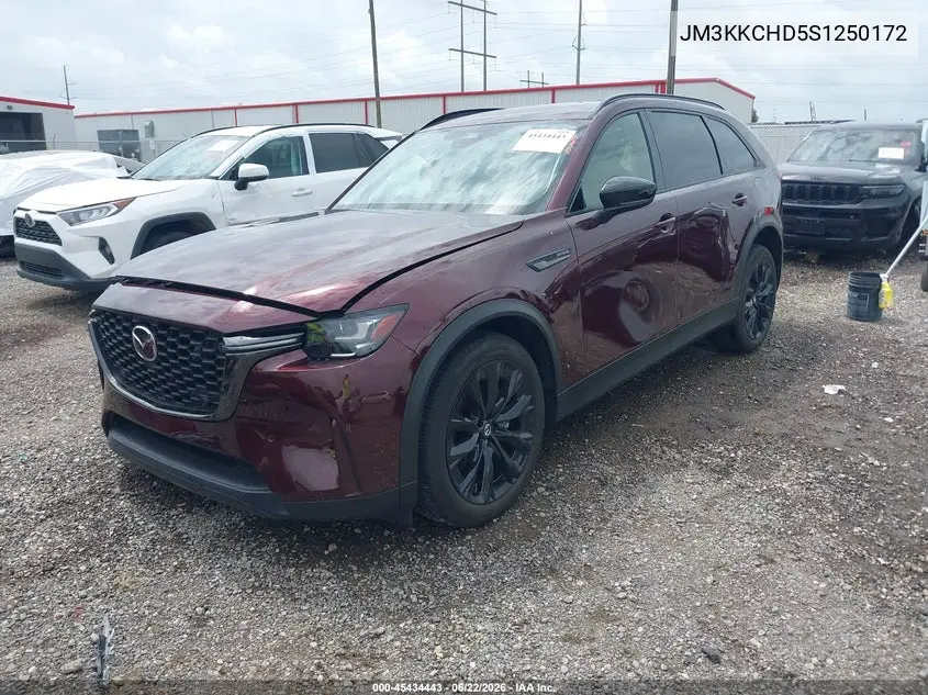2025 Mazda Cx-90 3.3 Turbo Premium Sport VIN: JM3KKCHD5S1250172 Lot: 45434443