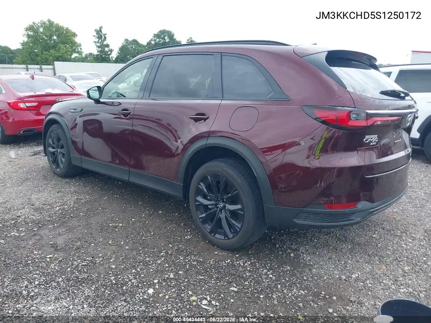 2025 Mazda Cx-90 3.3 Turbo Premium Sport VIN: JM3KKCHD5S1250172 Lot: 45434443